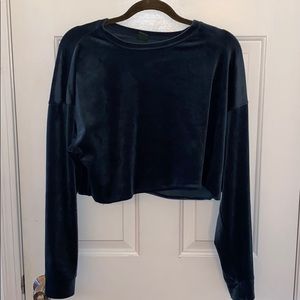 Emerald Green Crop long sleeve